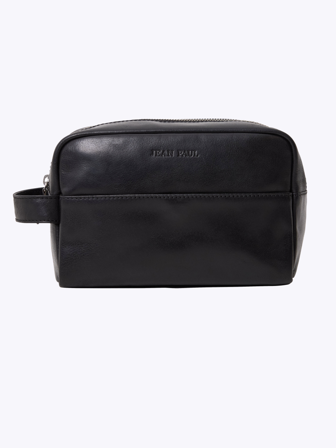 MATCH - Jean toalettmappe - Jean Paul - Str. ONESIZE - Herre - Tilbehør - Svart - 100% bøffelskinn