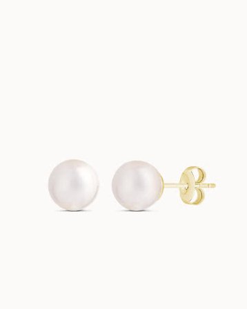 Akoya pärlörhängen i 18K guldguld