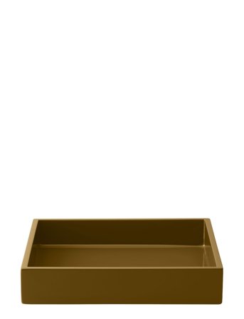 Mojoo Lux Lak Bakke - Brown - 19X19X3.5CM x 19