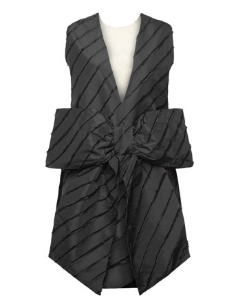 Stella Nova Mini Dress With Bow Detail - Black - 42