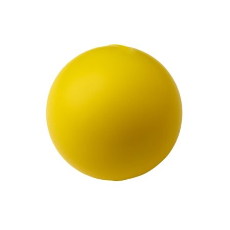 Bullet Round Stress Reliever 6,3 cm Gul