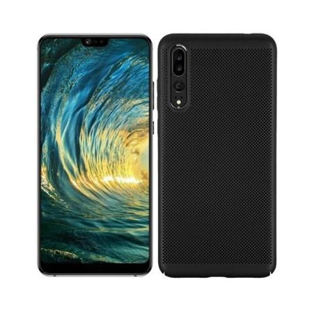Huawei P20 Pro Stötdämpande Ultratunn Gummibelagd Skal Breeze Svart