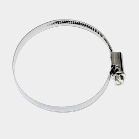 Opaska zaciskowa Eberspächer, stal nierdzewna AISI 316, z łbem sześciokątnym i śrubą z rowkiem, Ø90 - 110 mm, 1 sztuka - Jachtowa