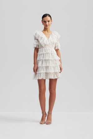 Malina - Sky mini dress - XL - White