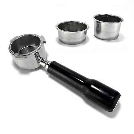 Portafilter 51mm Delonghi Ec685 med 2 stilar kaffepulverskål(PA)
