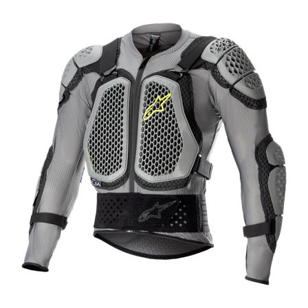 Kurtka Ochronna Alpinestars Bionic Action V2 Szary/Czarny/Żółty Fluorescencyjny M