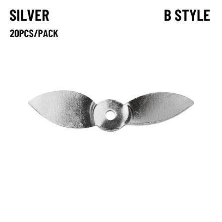 Perhopotkuri Spin-kalastusuistimen terät SILVER B STYLE B STYLE
