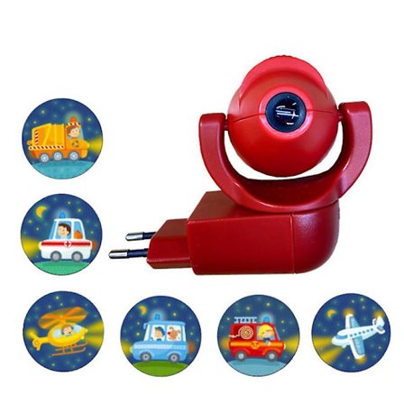 Star Moon Animal Projector Led Projector 6 Bildsensor Eu Plug Nattlampa Barn Baby