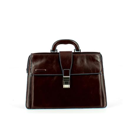 Piquadro Blue Square Doctor's Tas , Bruin , Heren , Maat: ONE Size Laptoptassen