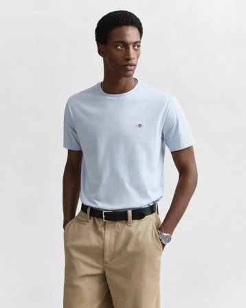 GANT Herren Regular Fit T-Shirt (XL) Blau