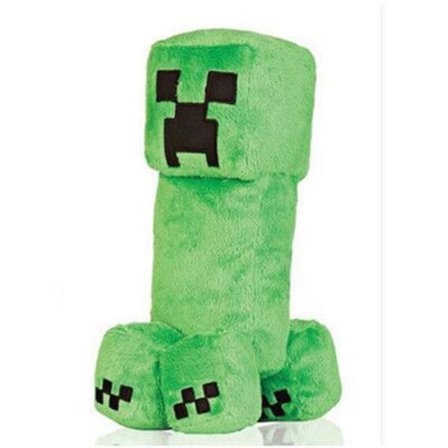 Minecraft Plyschleksak Pixel Docka Barn Docka Barnpresent-Creeper
