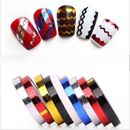 Stripeteip, spikertape, sikksakk! 12 farger