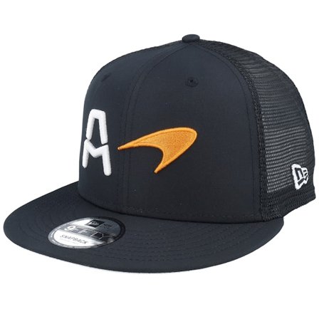 New Era - Motor Schwarz Trucker Cap - McLaren Arrow Indycar Essentials 9FIFTY Black Trucker @ Hatstore