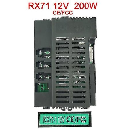 Elektrisk legetøjsbil til børn med Bluetooth-fjernbetjening, Kontroller med softstart-funktion 2.4g Bluetooth-sender RX71 12V 200W