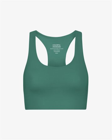 Active Cropped Bra - Pine Green