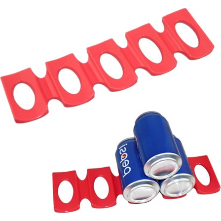 Fällbar vinflaskhållare i silikon för kylskåp, öl- och vinflaskhållare