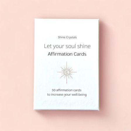 Affirmationskort - Let your soul shine 9789152774656