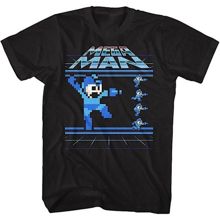 Hoppa och springa Mega Man T-shirt