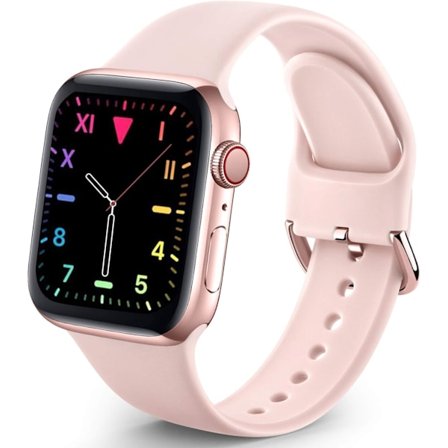 Urheiluranneke yhteensopiva Apple Watch iWatch -rannekkeiden kanssa unisex, pehmeä silikoniranneke Apple Watch 3 6 5 4 2 1 SE -kelloille