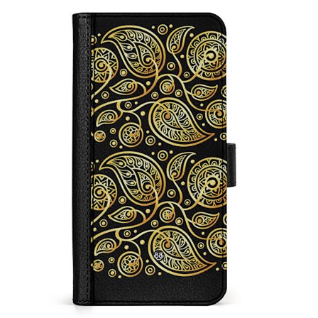Bjornberry Sony Xperia 1 V Fodral - Guld Blommor