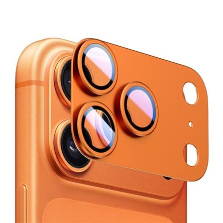Kamerabeskyttelse i metall for iPhone 17 Pro - Oransje