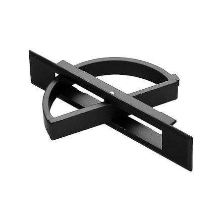 Tatami forsænket dørhåndtag Praktisk zinklegering Skjulte håndtag Skjult forsænket gulvknap (sort)