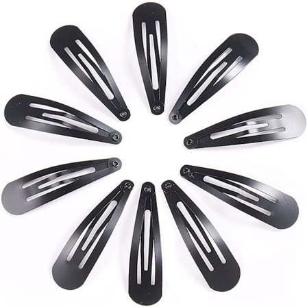 10 kpl hiusklipsiä, hiusklipsit tytöille, hiusklipsit muotoiluun, metalliset hiusklipsit, liukumaton napsautusklipsi, vesipisaraklipsit, sopivat 