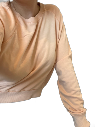 Collegetröja i kortare modell