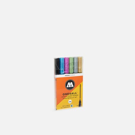 Molotow ONE4ALL 127 HS Metallic Set 6 pz