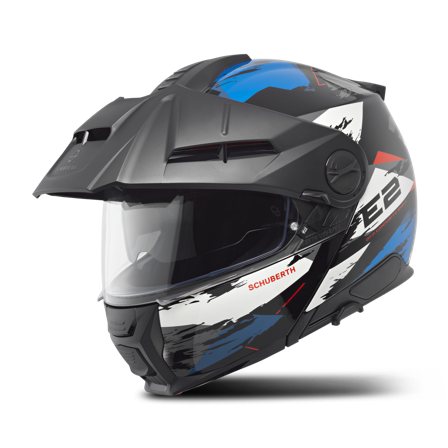 Schuberth E2 Modulaire Helm Trail Blauw L