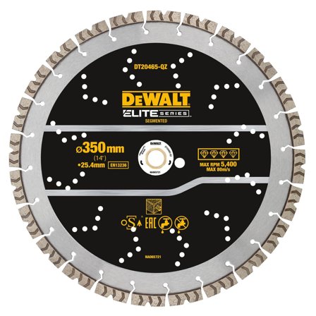 Dewalt DT20465-QZ Diamantskive 355x25,4 mm, Maskintilbehør & forbruk