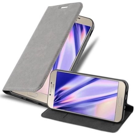 Fodral till Samsung Galaxy A8 2016 Skal i TITANIUM GRÅ Fodral Skydd Plånbok Plånbok