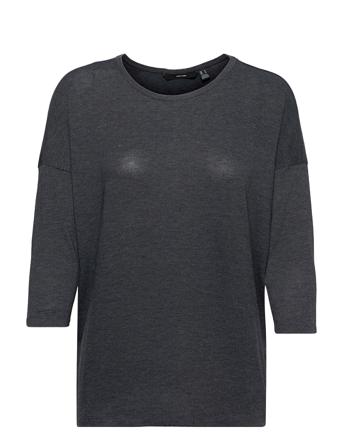 Vmcarla 3/4 Top Ga T-shirts & Tops Long-sleeved Musta Vero Moda