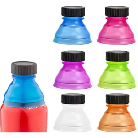 6 stk. genanvendelige dåselåg til sodavandsdåser, sodavand, øl, energidrikke, juice, danskvand