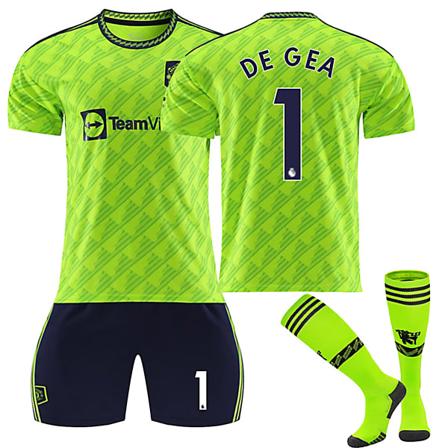 Manchester United F.C. 22-23 Bortetrøye/2 Jersey DE GEA Nr 1 Fotballdraktsett M