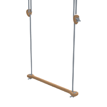 Lillagunga Bone - Oak Barnmöbler Unisex Grå XL