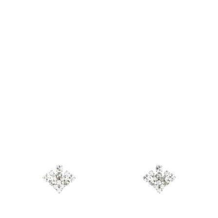 Alessandra Rich, Earrings Grijs, Dames, Maat:ONE Size