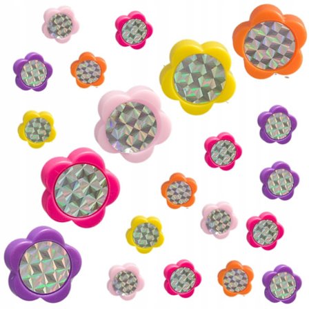 Färgglada Reflexpärlor för Ekrar - 12 Pack