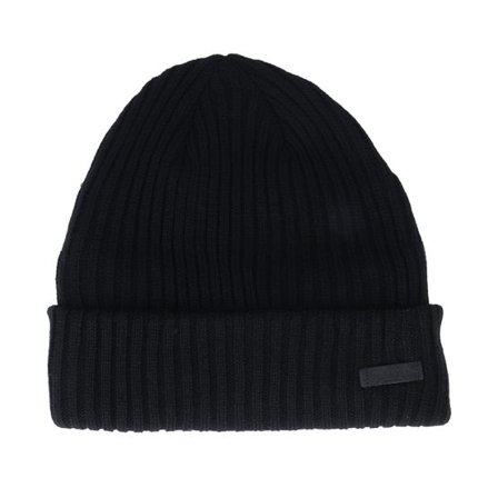 Barts - Svart cuff Beanie - Wilbert Turnup Black Cuff @ Hatstore