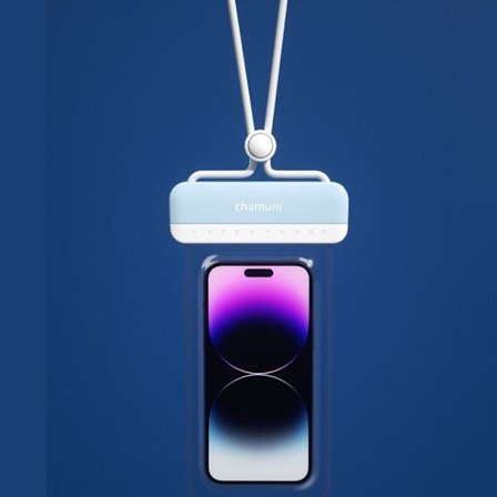 Vandtæt Beskyttende Etui LYSEBLÅ