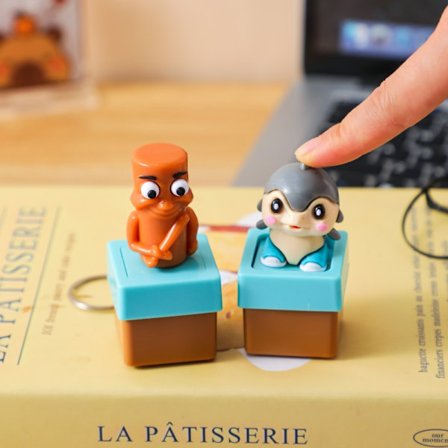 Tralalero Tralala avaimenperät nappi Ääni Tungtung Sahur Brainrot Classic Lelut Laukut Auton avaimenperä riipus Paras ystävä lahja