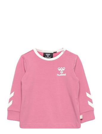 Hmlmaule T-Shirt L/S T-shirts Long-sleeved T-shirts Rosa Hummel