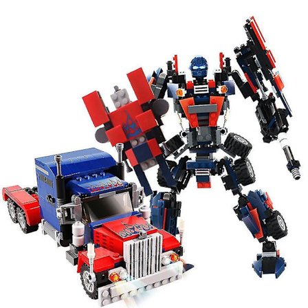 Optimus Prime Byggeklodser Transformers Puslespil Mikro 3d Figur