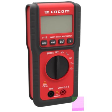 Facom 711B Multimeter digital, med batterier, Mätinstrument