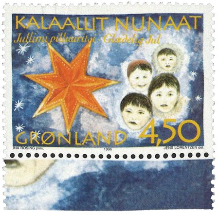 Grønland - Jule-frimærker 1996 - AFA 301a