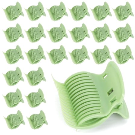 24 stk. Hot Roller Clips Sæt - Hårkrølle Udskiftningskløer til Opdeling & Styling, Sikre Greb Roller Clips til Kvinder & Piger (Gr