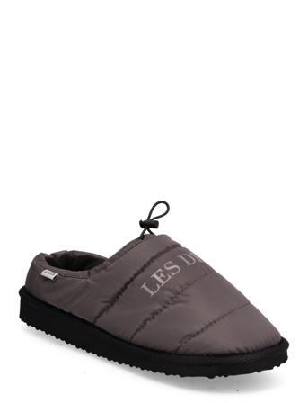 Trey Padded Slipper Slippers Hjemmesko Grå Les Deux
