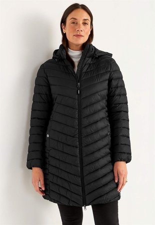 Cellbes of Sweden - Quiltet letvægtsjakke i sort til damer i størrelse 50/52