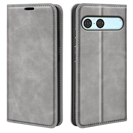 Sony Xperia 10 VII Wallet Cover PU leather – Grey