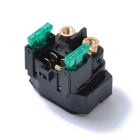 Startrelä (solenoid) med 30A säkring till Yamaha ATV och MC – passar YFM250 till Grizzly 660